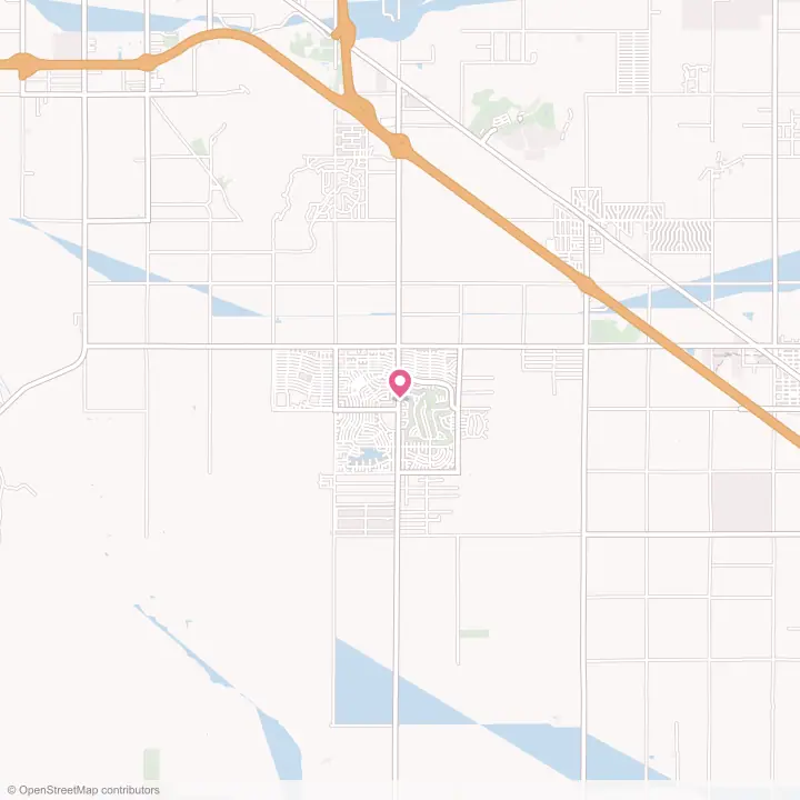 Map of the flower delivery area in Arizona City, Arizona