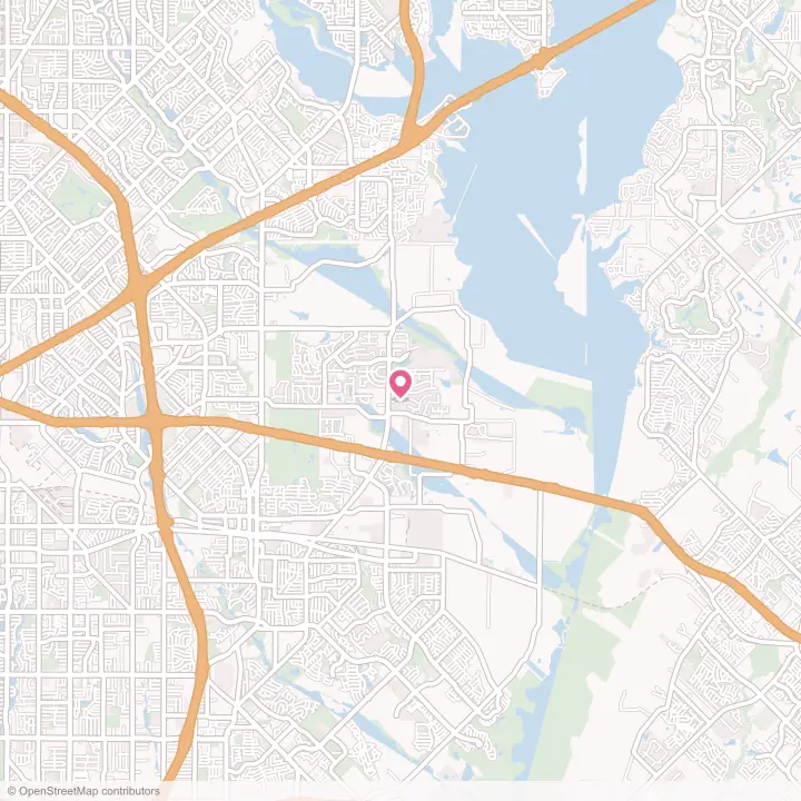 Map of the flower delivery area in Sunnyvale, Texas