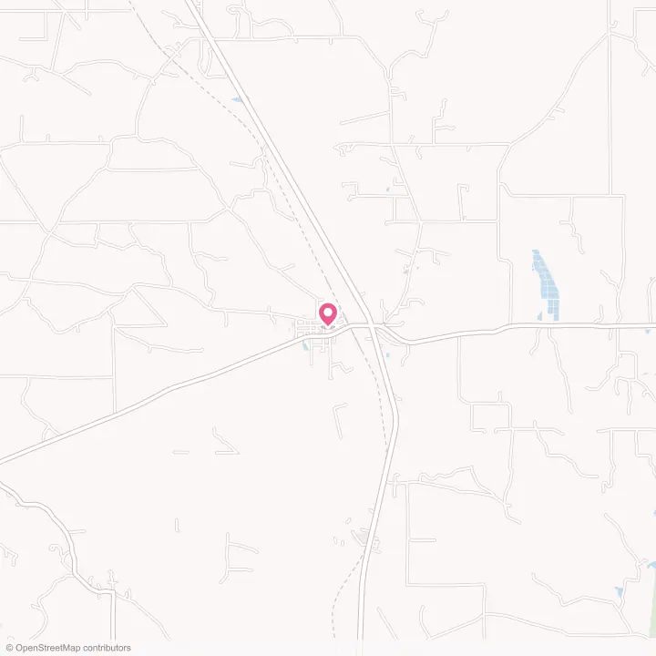 Map of the flower delivery area in Scooba, Mississippi