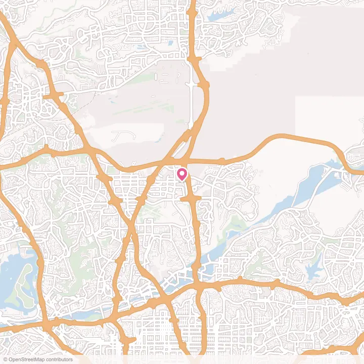 Map of the flower delivery area in San Diego, California