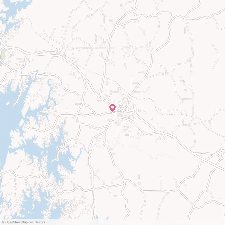 Map of the flower delivery area in Dadeville, Alabama