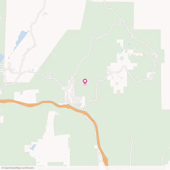 Map of the flower delivery area in Pine Valley, California