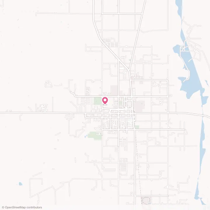 Map of the flower delivery area in Artesia, New Mexico