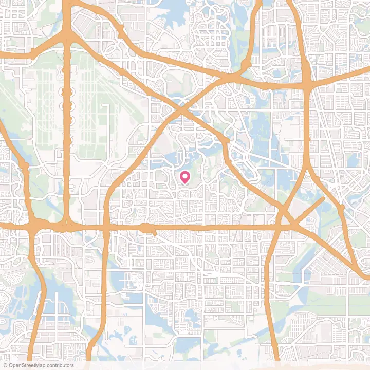 Map of the flower delivery area in Irving, Texas