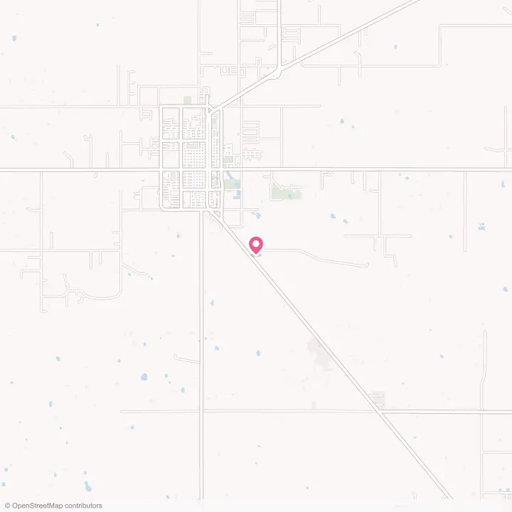 Map of the flower delivery area in Lovington, New Mexico