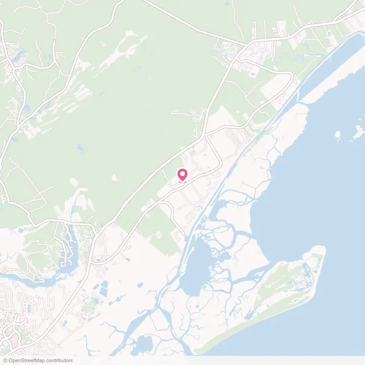 Map of the flower delivery area in Awendaw, South Carolina