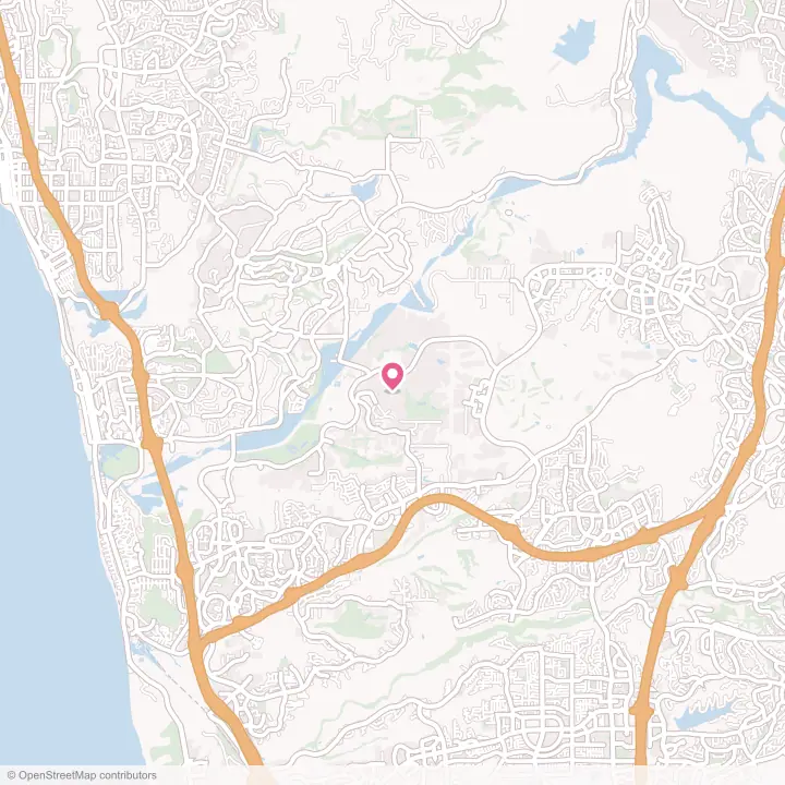 Map of the flower delivery area in Fairbanks Ranch, California