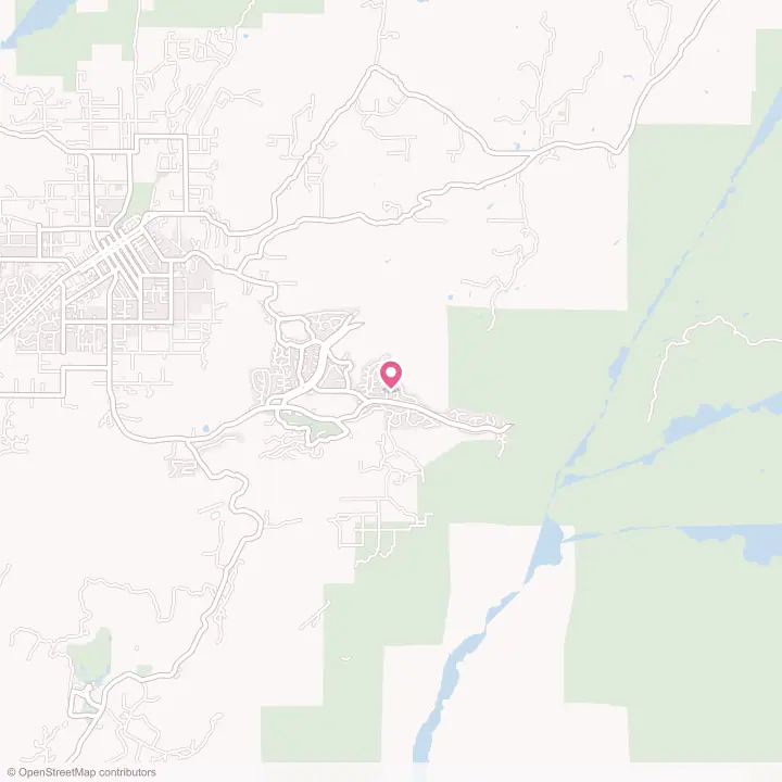 Map of the flower delivery area in San Diego Country Estates, California