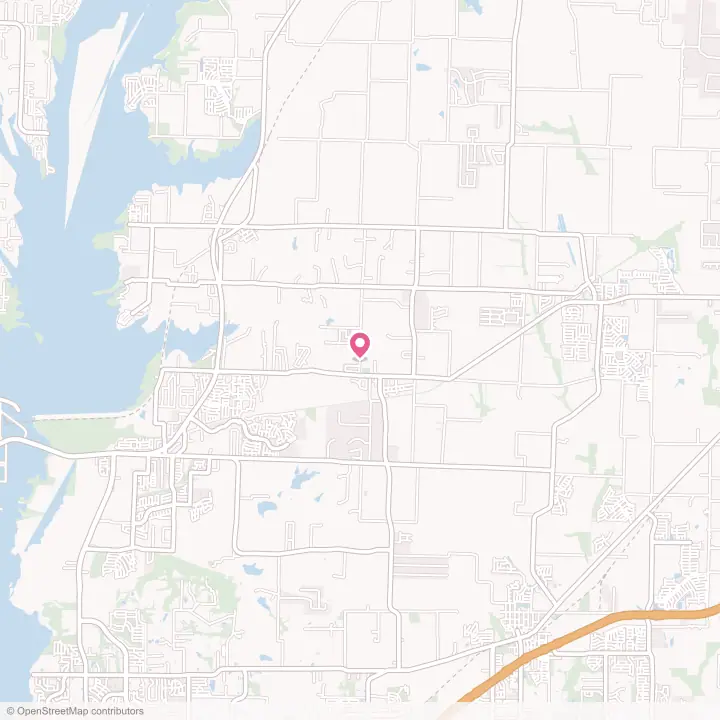 Map of the flower delivery area in Nevada, Texas