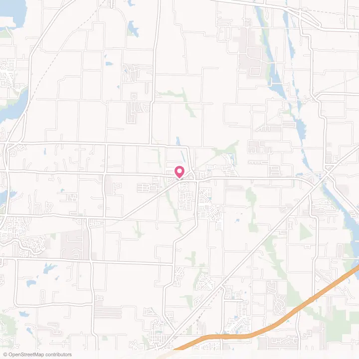 Map of the flower delivery area in Josephine, Texas