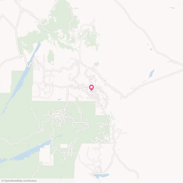 Map of the flower delivery area in Julian, California