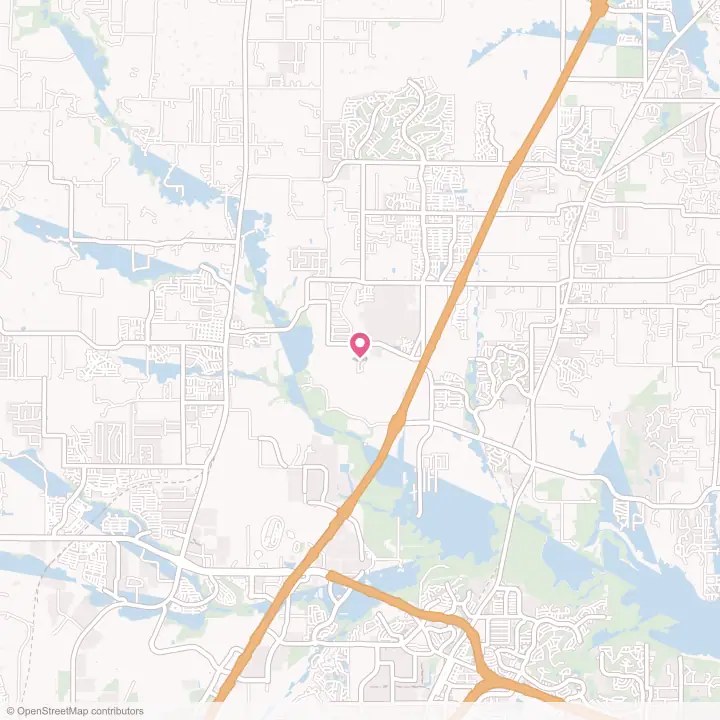 Map of the flower delivery area in Northlake, Texas