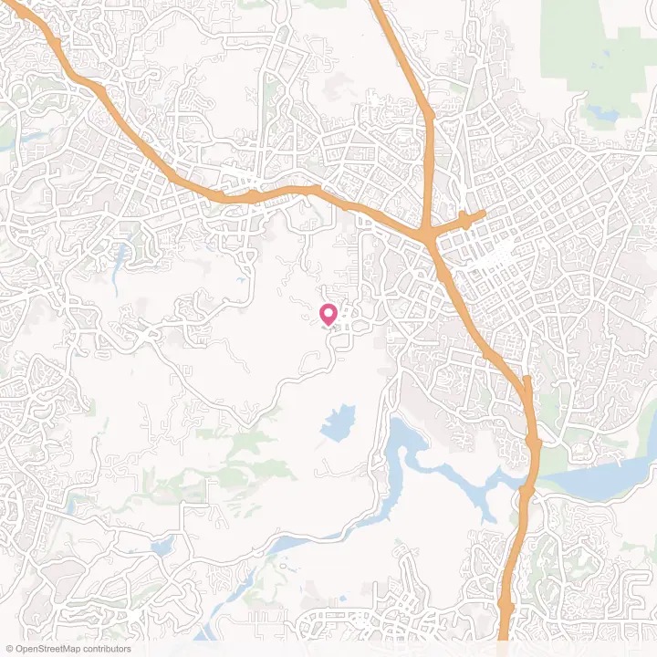 Map of the flower delivery area in Harmony Grove, California