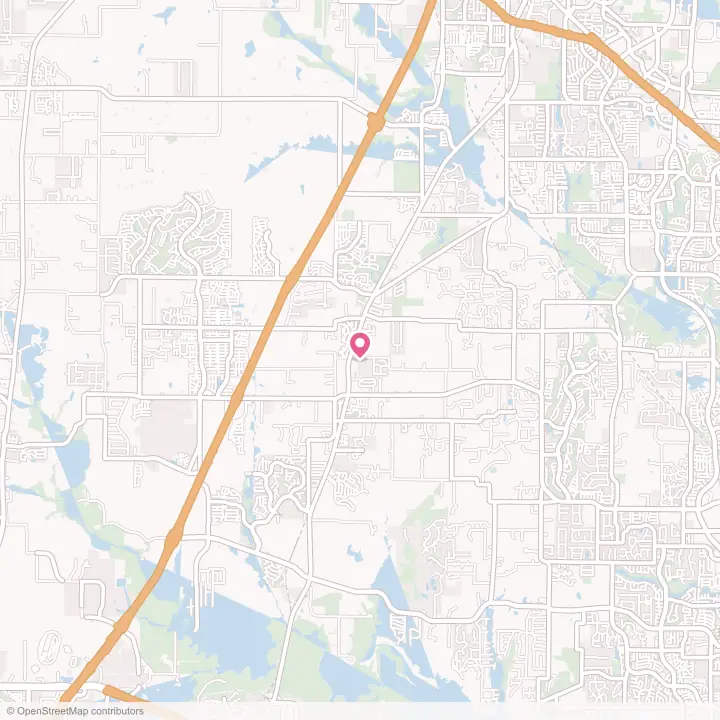 Map of the flower delivery area in Argyle, Texas