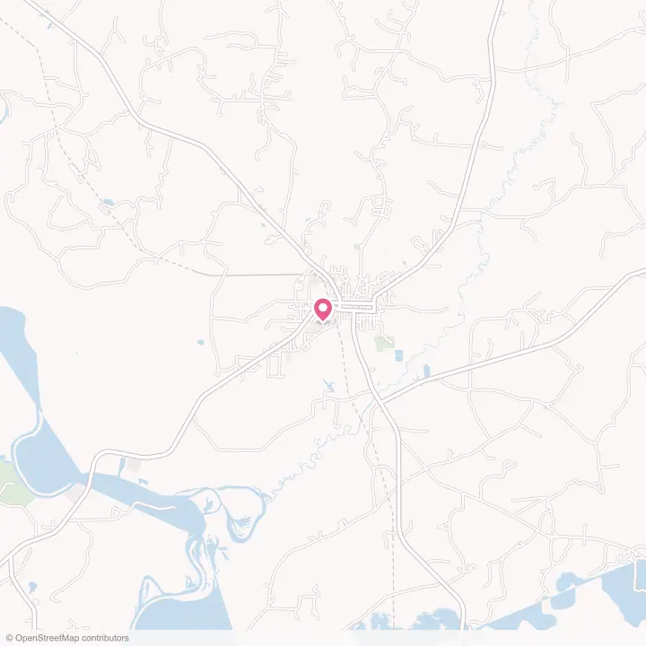 Map of the flower delivery area in Aliceville, Alabama