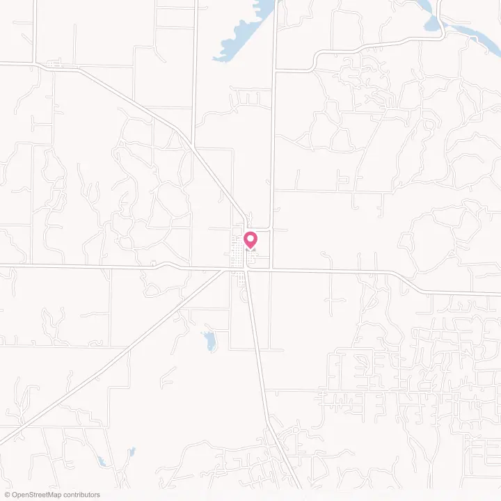 Map of the flower delivery area in Aspermont, Texas