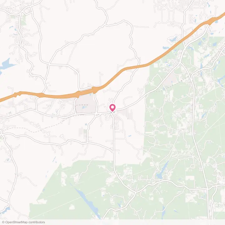 Map of the flower delivery area in Vance, Alabama