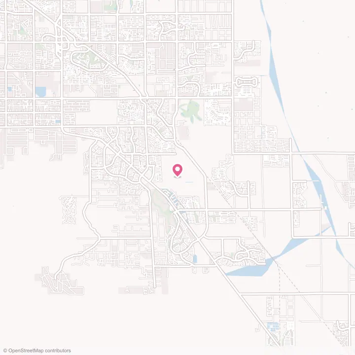 Map of the flower delivery area in San Tan Valley, Arizona