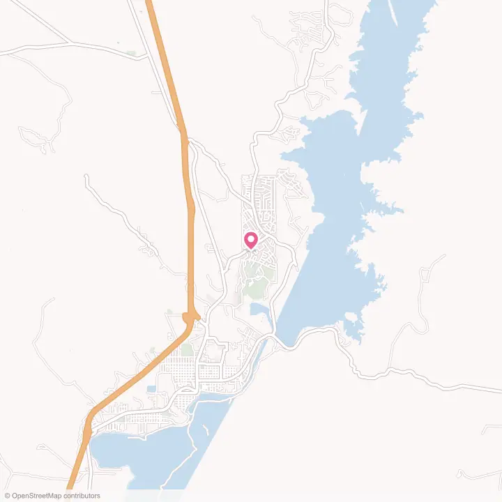 Map of the flower delivery area in Elephant Butte, New Mexico