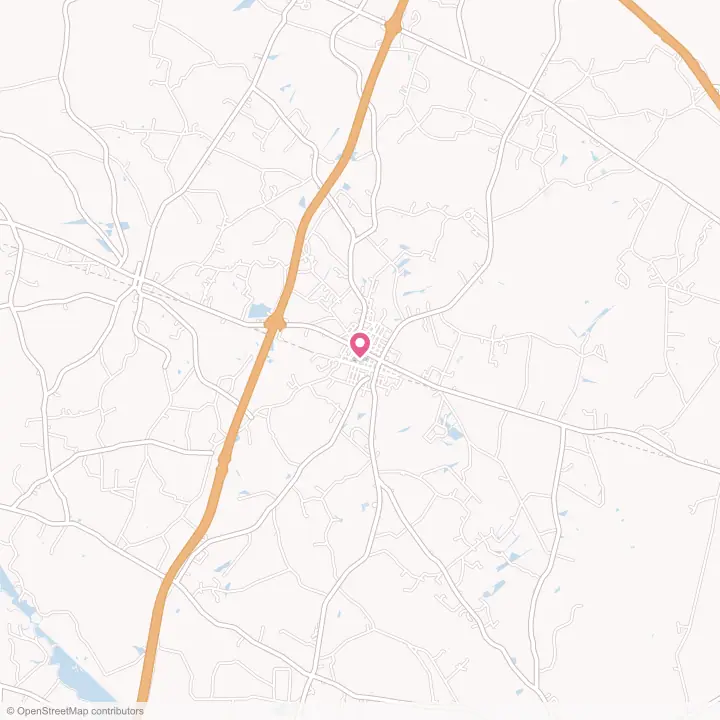 Map of the flower delivery area in St. George, South Carolina