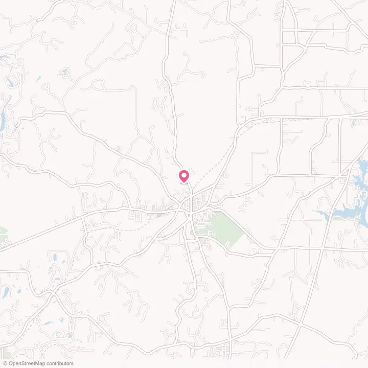 Map of the flower delivery area in Columbiana, Alabama