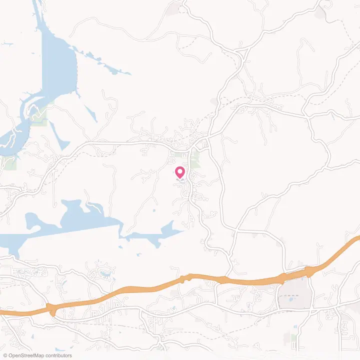 Map of the flower delivery area in Brookwood, Alabama