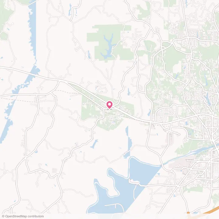Map of the flower delivery area in Coker, Alabama