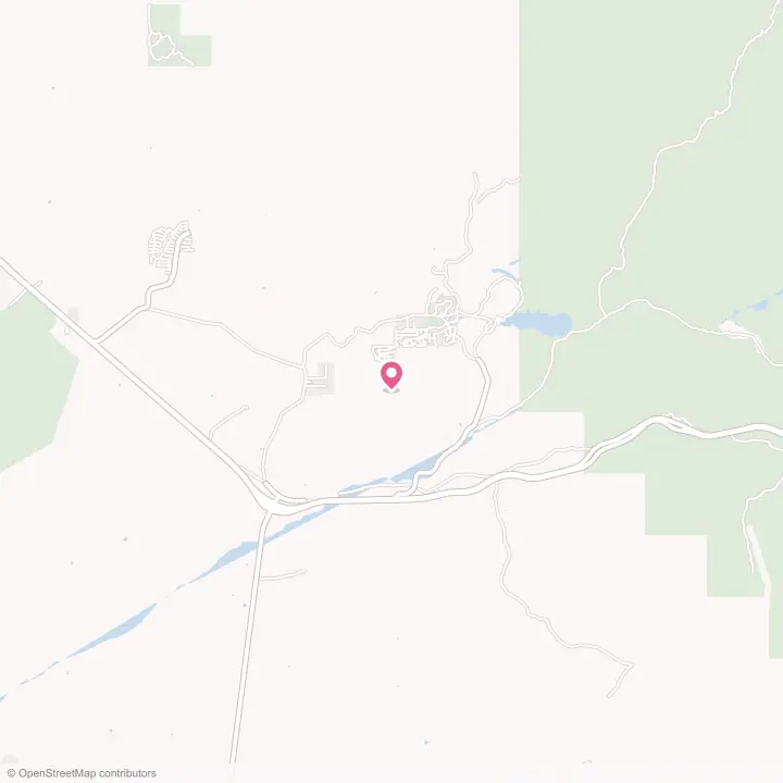 Map of the flower delivery area in Queen Valley, Arizona