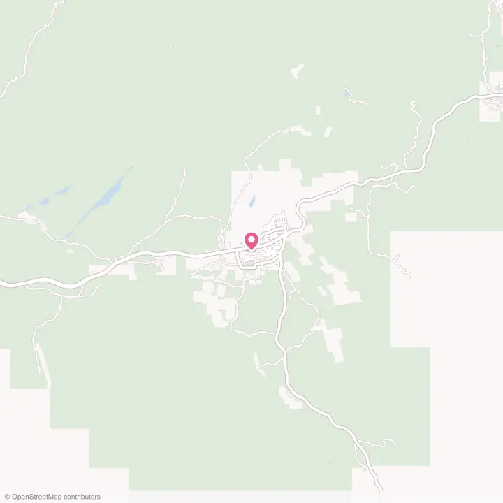 Map of the flower delivery area in Superior, Arizona