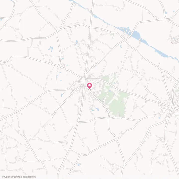 Map of the flower delivery area in Denmark, South Carolina