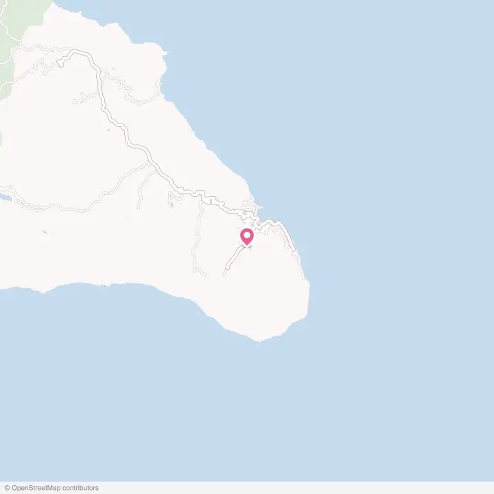 Map of the flower delivery area in Avalon, California