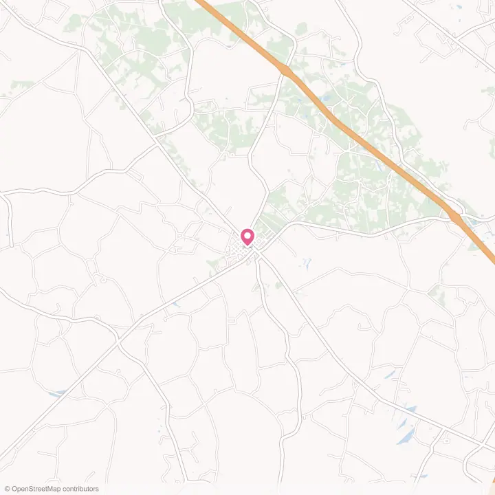 Map of the flower delivery area in Bowman, South Carolina