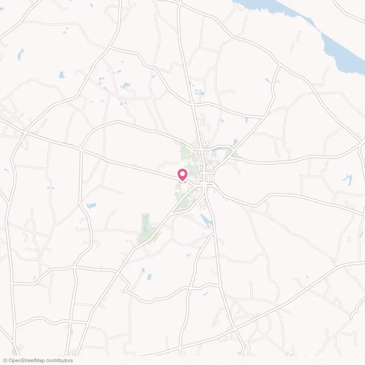Map of the flower delivery area in Blackville, South Carolina