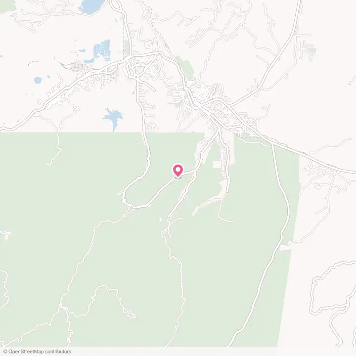 Map of the flower delivery area in Icehouse Canyon, Arizona
