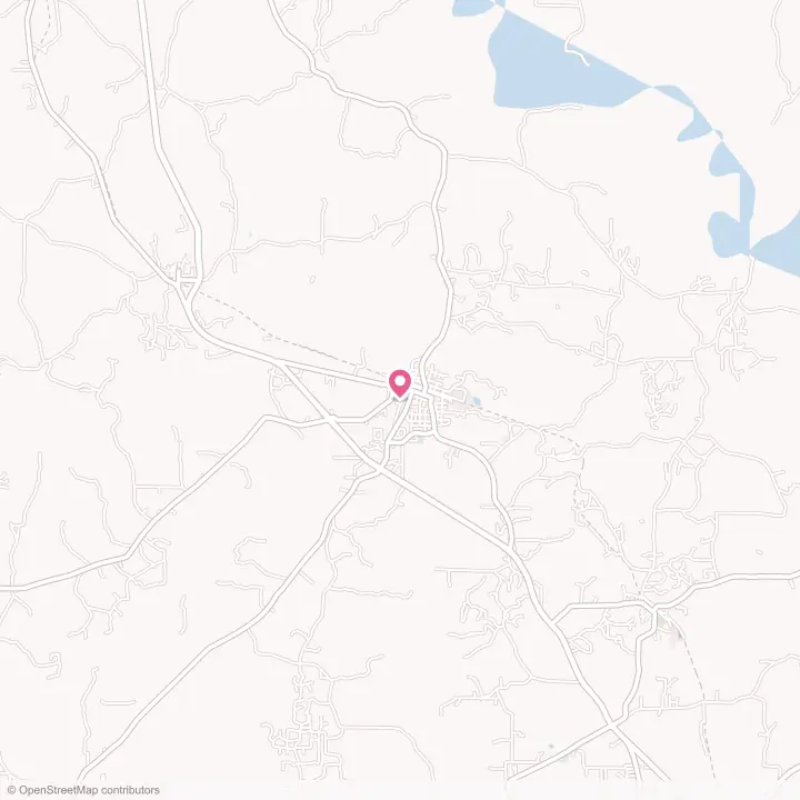 Map of the flower delivery area in Smackover, Arkansas