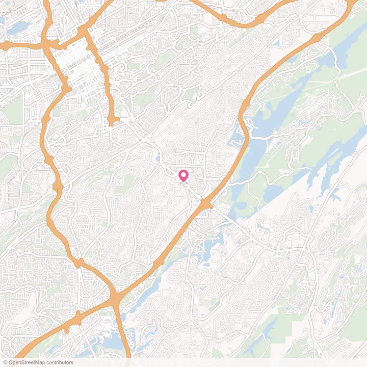 Map of the flower delivery area in Vestavia Hills, Alabama
