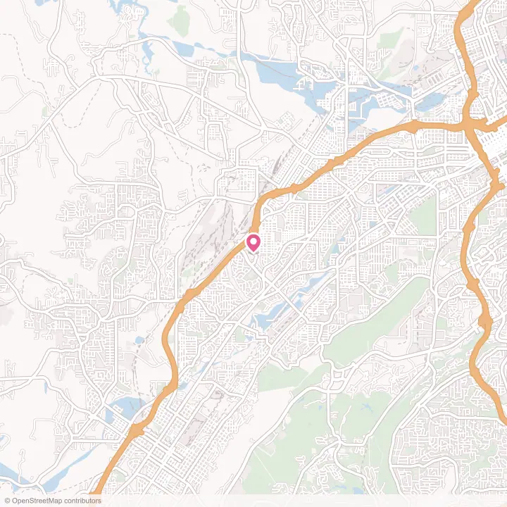 Map of the flower delivery area in Fairfield, Alabama