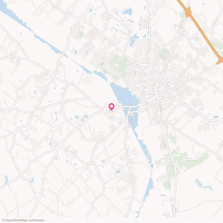 Map of the flower delivery area in Edisto, South Carolina