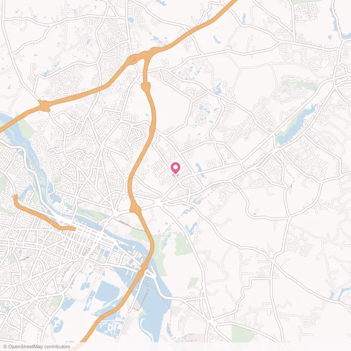 Map of the flower delivery area in Clearwater, South Carolina