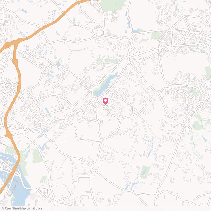 Map of the flower delivery area in Langley, South Carolina