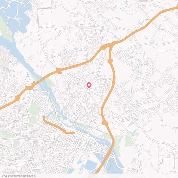Map of the flower delivery area in North Augusta, South Carolina