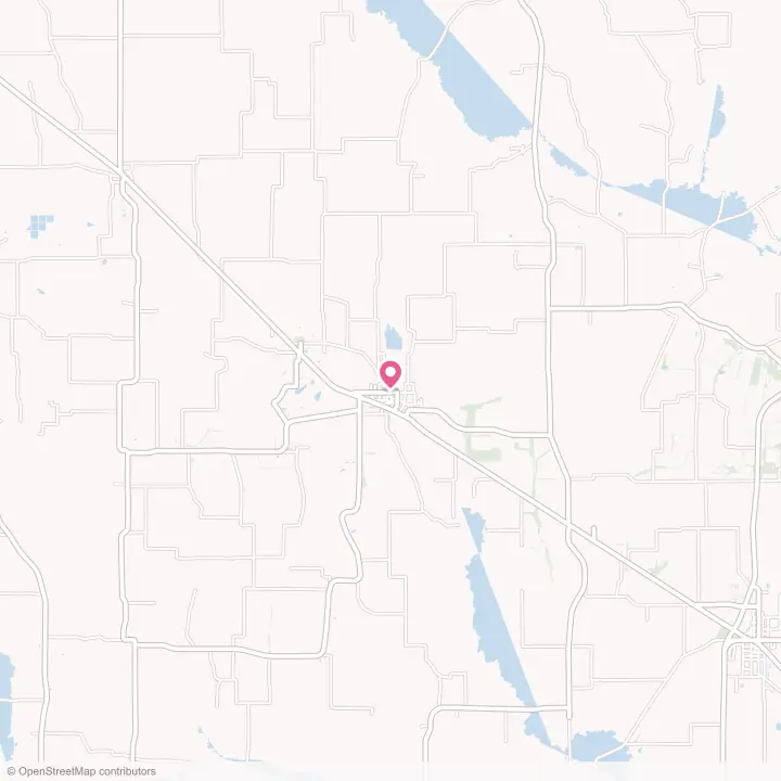 Map of the flower delivery area in Deport, Texas
