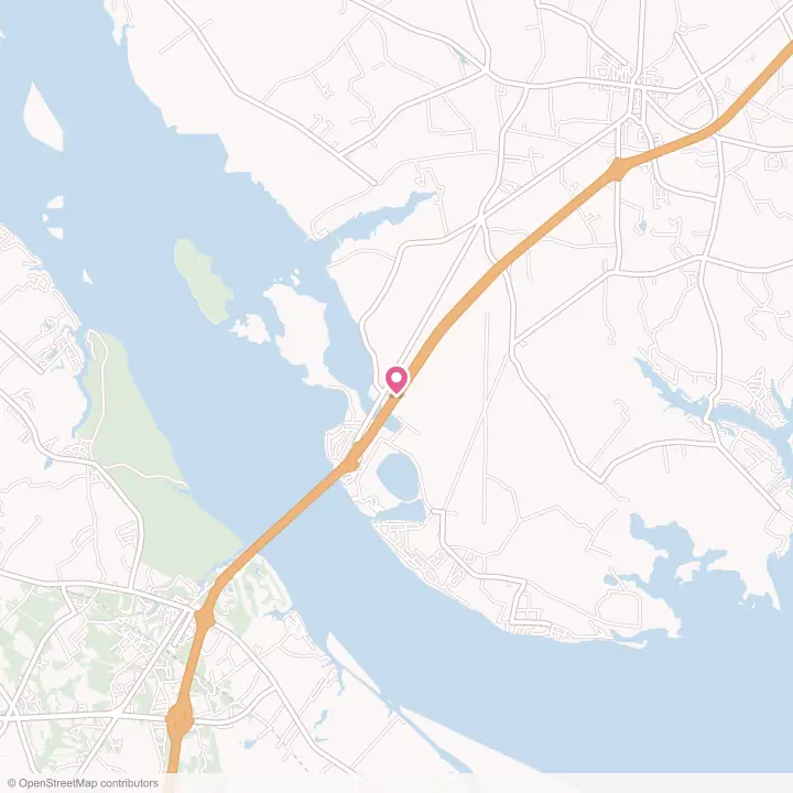 Map of the flower delivery area in North Santee, South Carolina
