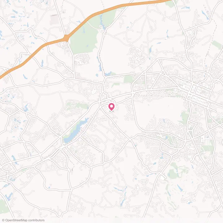 Map of the flower delivery area in Warrenville, South Carolina