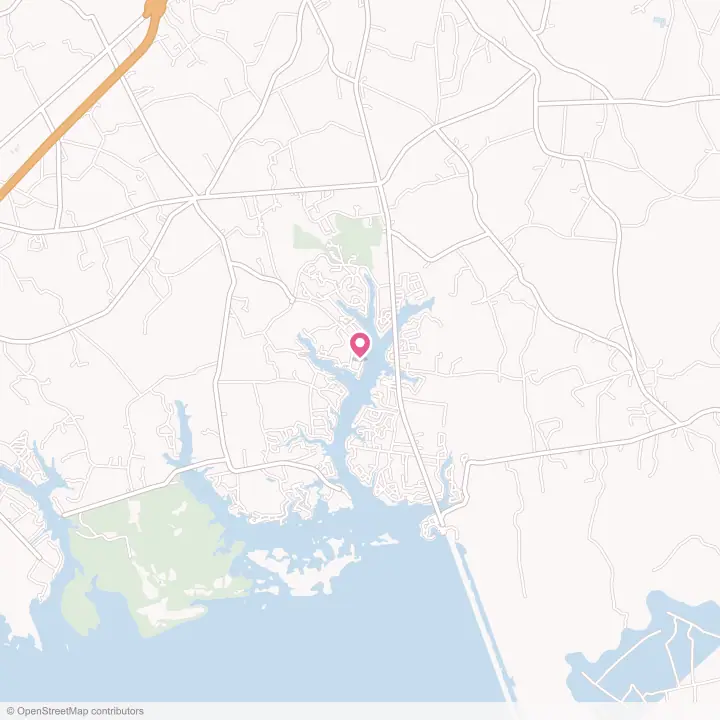 Map of the flower delivery area in Wyboo, South Carolina