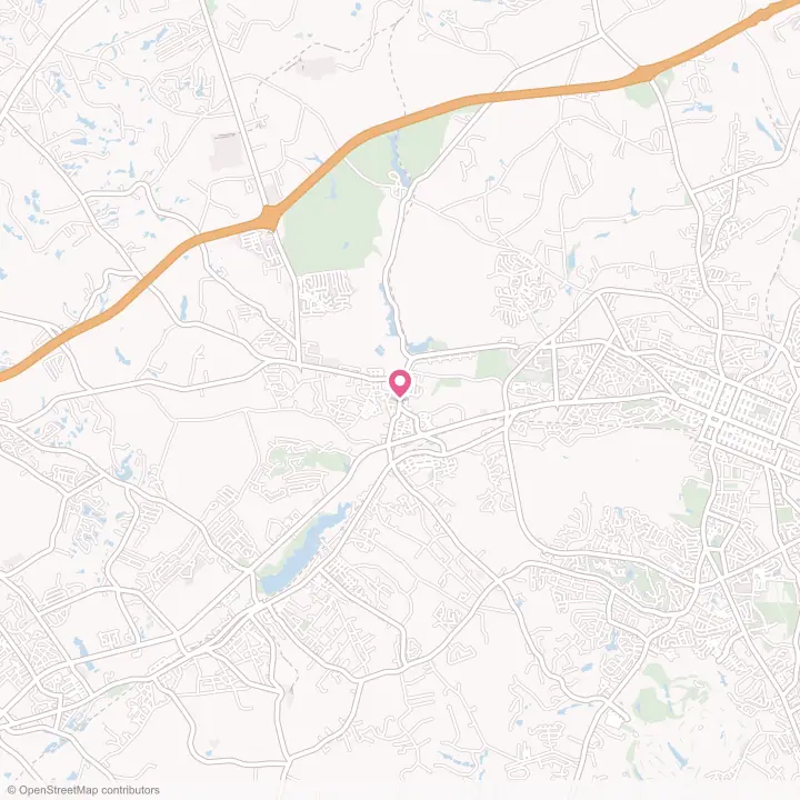Map of the flower delivery area in Graniteville, South Carolina