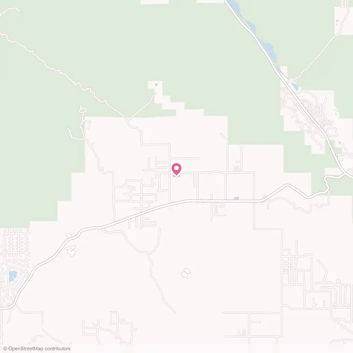 Map of the flower delivery area in Anza, California