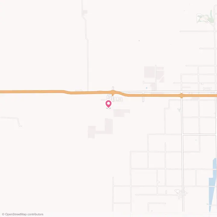 Map of the flower delivery area in Mesa Verde, California