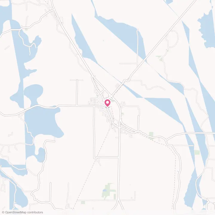 Map of the flower delivery area in McGehee, Arkansas