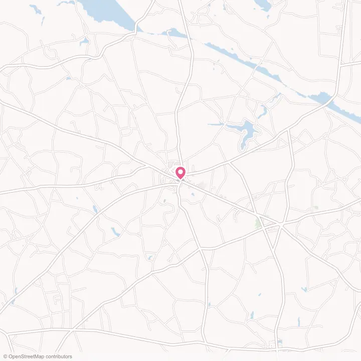 Map of the flower delivery area in Wagener, South Carolina